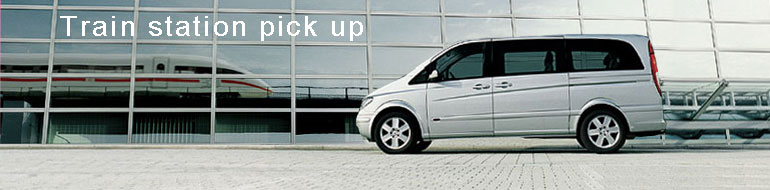 train station pick up service/